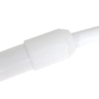 Poteau télescopique en plastique blanc avec collier de réglage pour Lampadaire arc blanc
