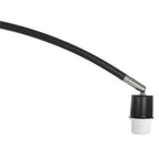 Raccord de tuyau plastique noir et blanc avec connecteur métallique pour lampe arc filaire