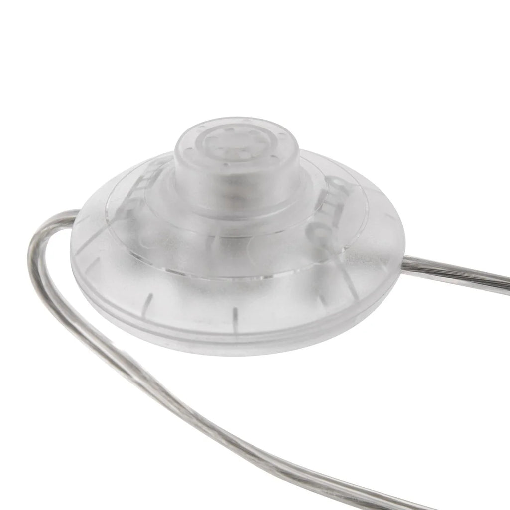 Interrupteur à pied en plastique transparent avec câble électrique pour Lampadaire H240 cm
