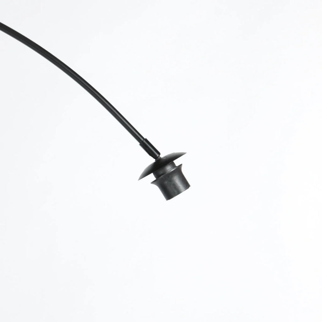 Bouchon de câble en plastique noir pour lampadaire arc métal noir H180 cm