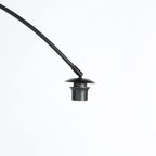 Connecteur câble plastique noir pour lampadaire arc métal noir H180 cm