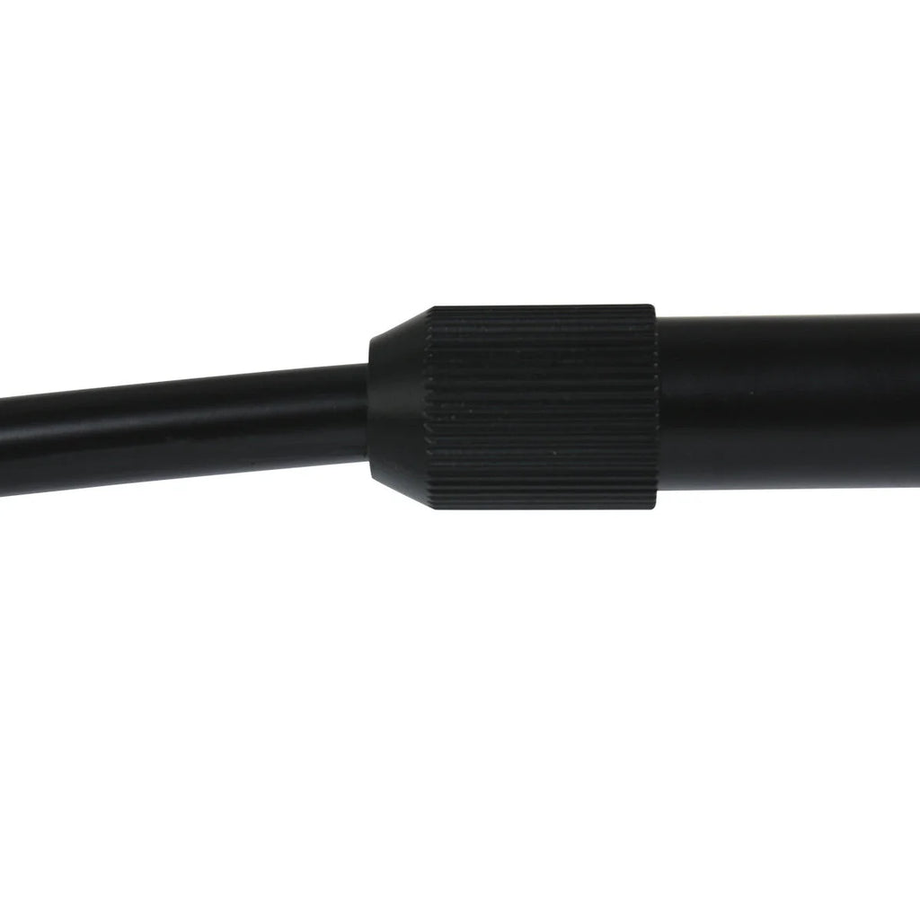 Câble noir avec connecteur texturé pour Lampadaire arc métal noir abat-jour tressé