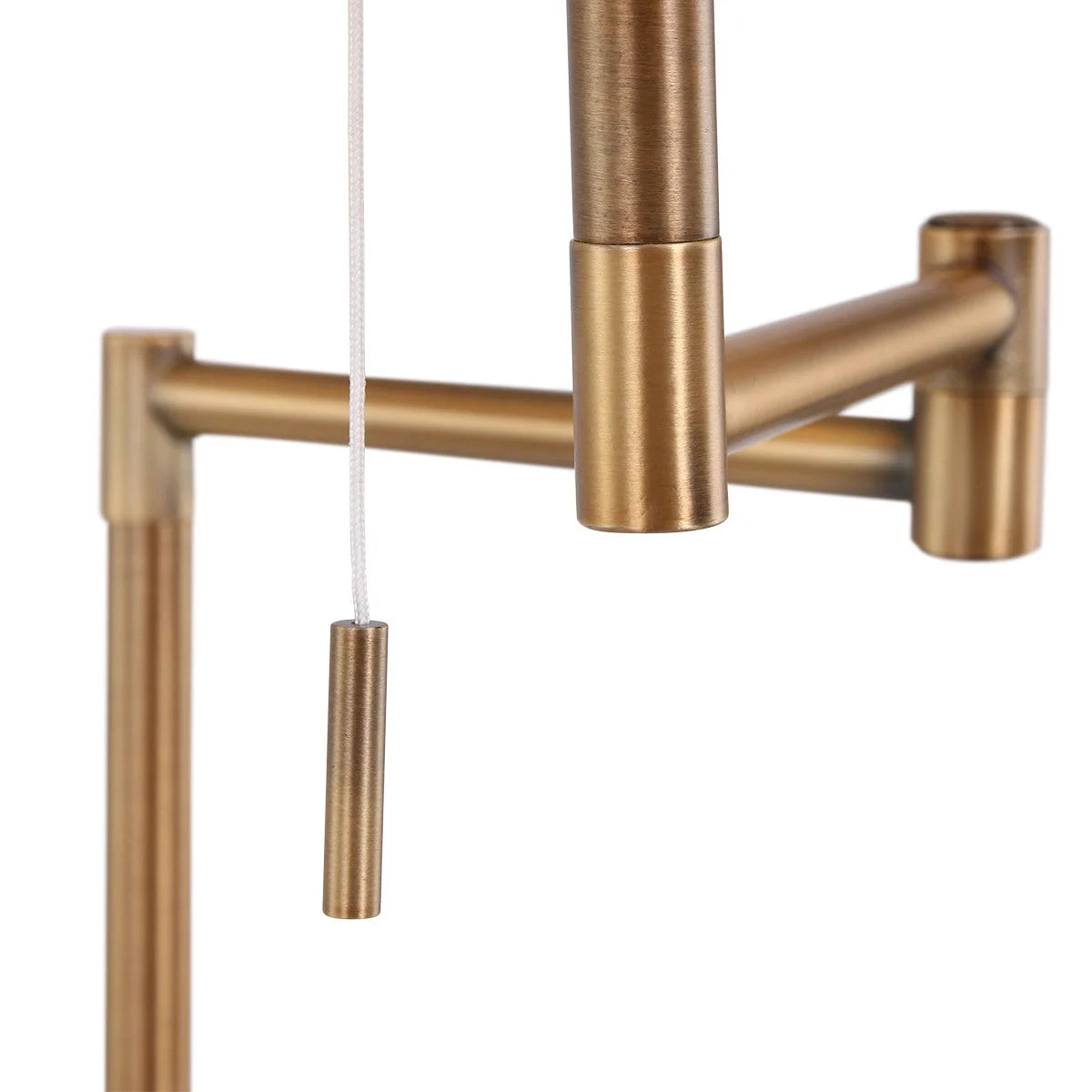 Robinet de remplissage en laiton brossé avec chaîne de tirage pour cuisine ou salle de bain