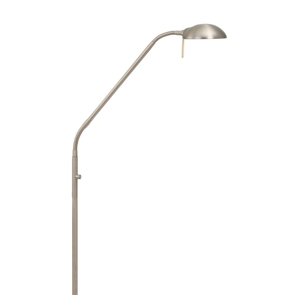 Lampadaire en métal brossé ajustable pour lecture, ht50 cm, style moderne