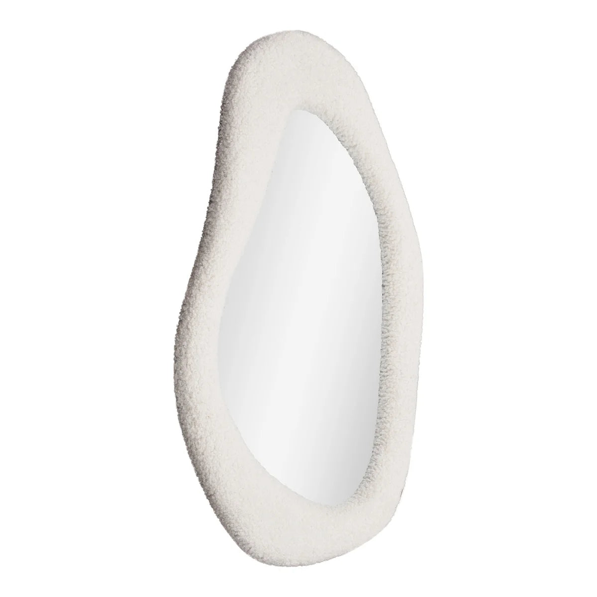 Étagère murale blanche minimaliste avec compartiments arqués