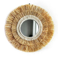 miroir en raphia