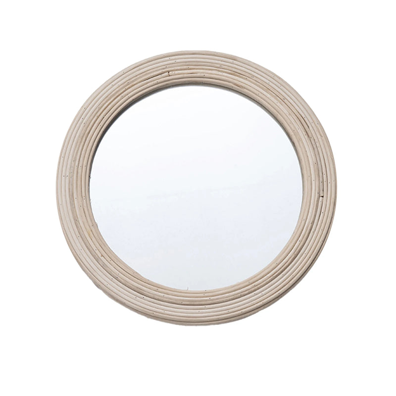 Miroir rotin 30 cm