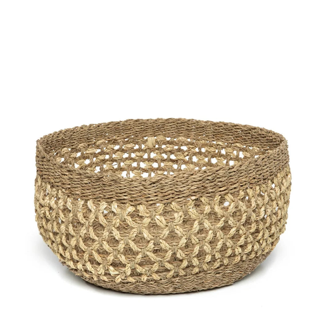 Panier en herbe de mer tressée Le panier Phu Quoc Naturel L40