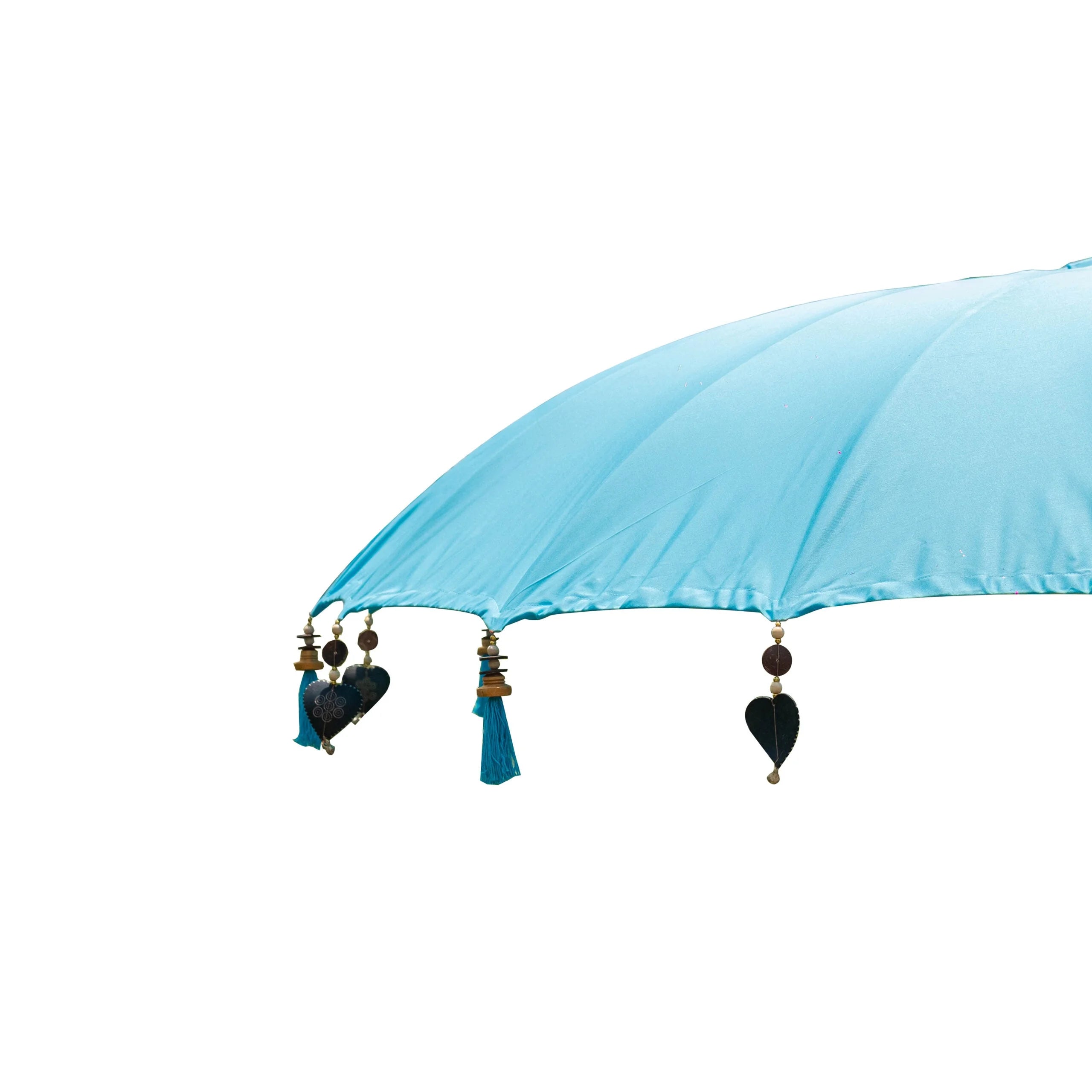 Parasol balinais 280 cm bleu mer