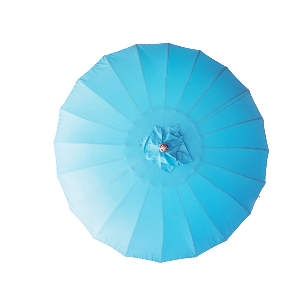Parasol balinais 280 cm bleu mer