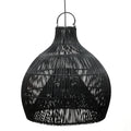 Ampoule suspendue noire tissée Le Pendentif Piège à Homard L pour décoration élégante