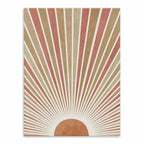 Poster mural coucher de soleil - 13x18cm