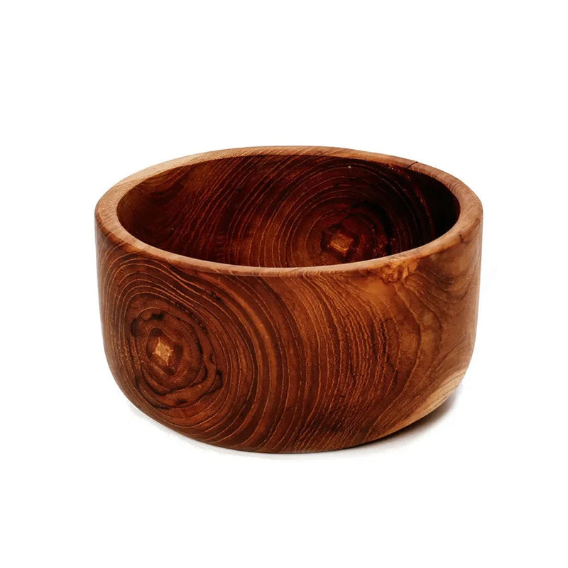 Saladier en teck naturel 15 cm – Bois durable et noble