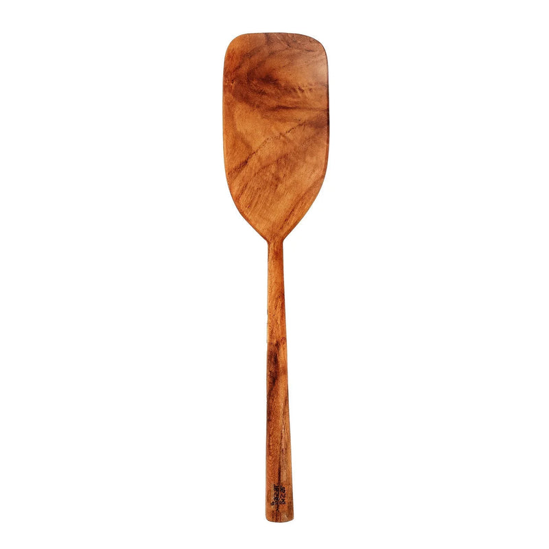 Spatule en racine de teck 28 cm en bois naturel