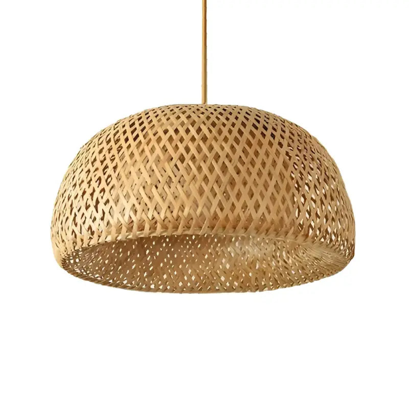 Suspension bambou salon