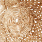 Suspension conique en abaca - Ø53 cm