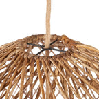 Suspension cylindrique en feuille de bananier tressée naturelle – Ø45 cm