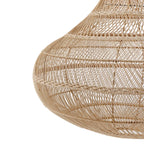 Suspension goutte XL en rotin naturel 110 cm