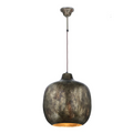 Suspension en métal bronze foncé avec corps rond et cordon suspendu pour Hängelampe Sawyer 100 Gold