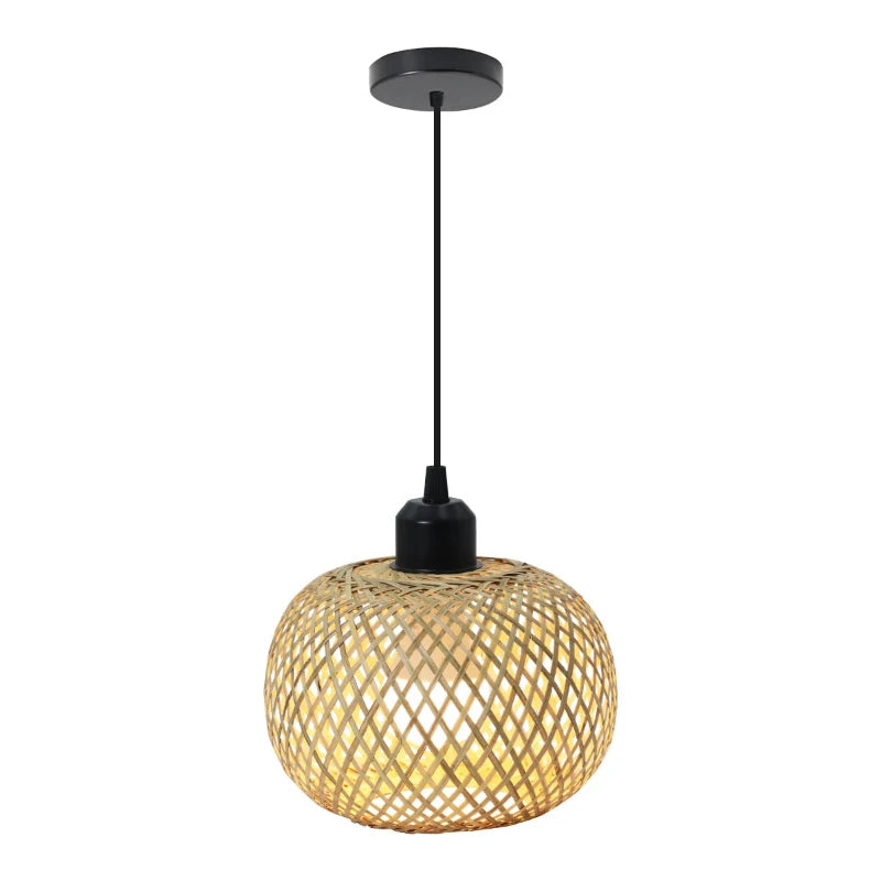 Suspension rotin boule