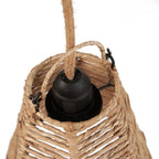 Suspension en rotin naturel 20 cm design minimaliste