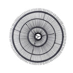 Suspension rotin noir - Ø60 cm
