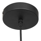 Luminaire suspendu en verre ambre et métal doré, forme sphère, Ø25 cm
