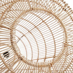 Suspension XL en rotin naturel fabriquée à la main – 50 cm