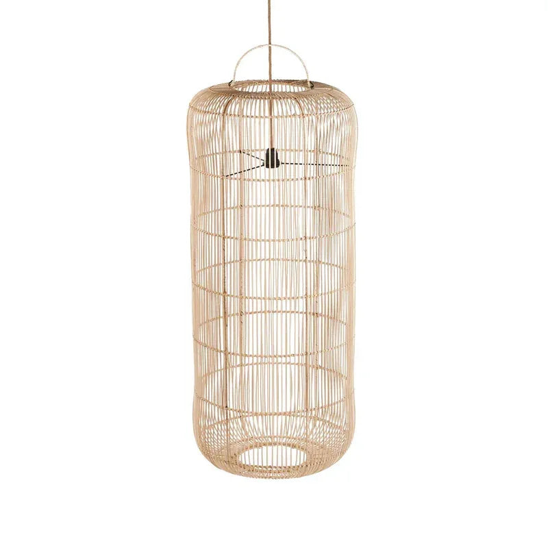 Suspension XL en rotin naturel fabriquée à la main – 50 cm