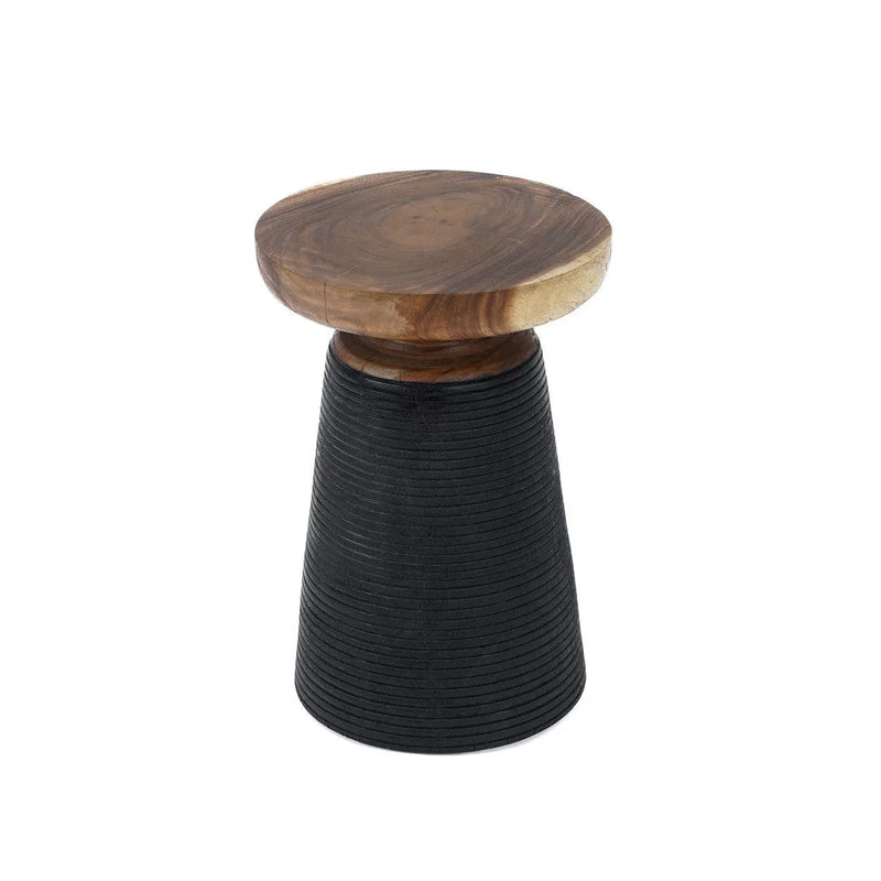 Table d'appoint en bois de suar naturel 40x40 cm