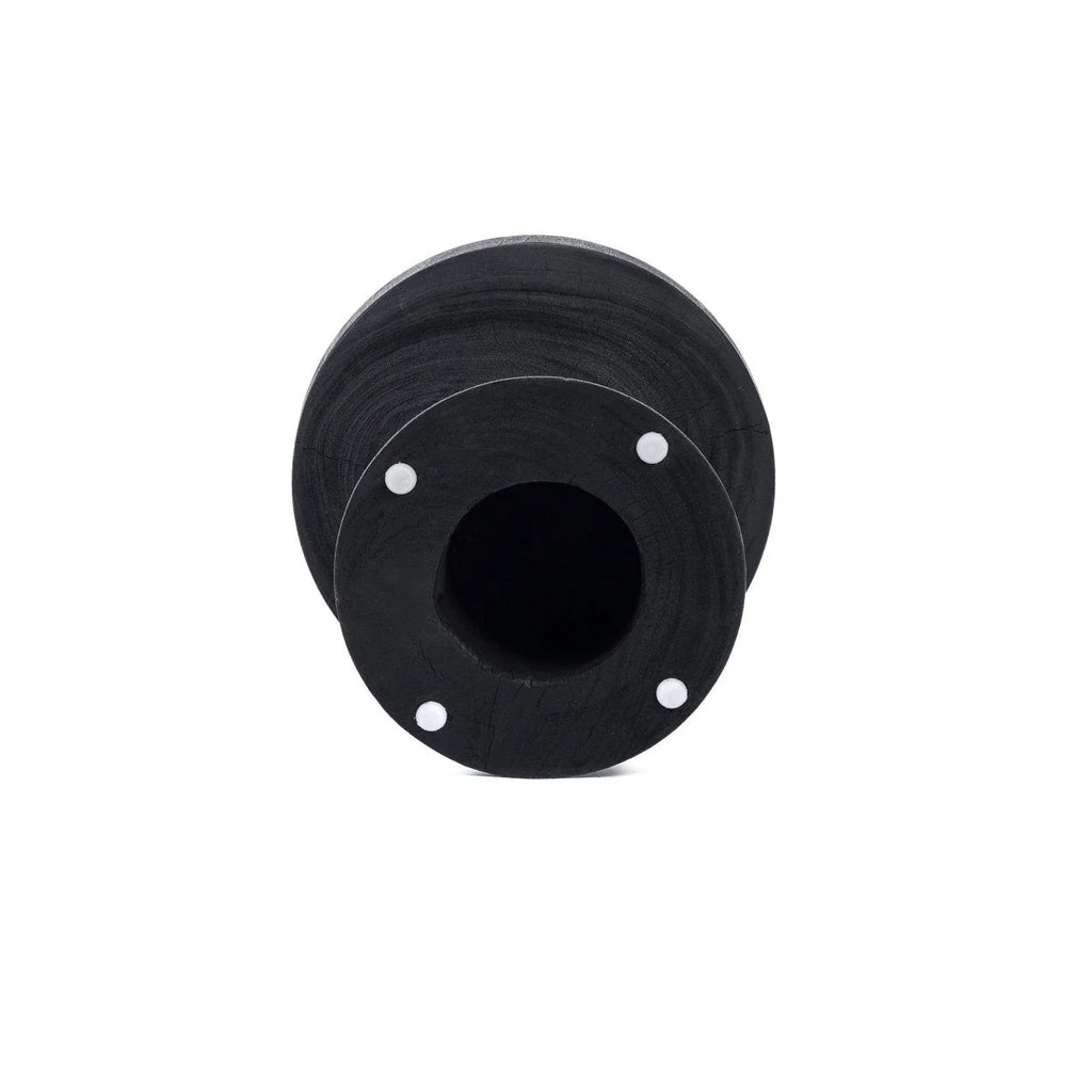 Table d’appoint en bois de suar noir 40x40 cm