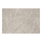 Set de 2 tables basses cubiques en marbre beige avec veinage blanc subtil