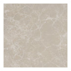 Lot de 2 tables basses rondes en MDF effet marbre gris clair beige veiné