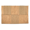 Tapis en jonc de mer naturel 280x175 cm style bohème avec coutures visibles