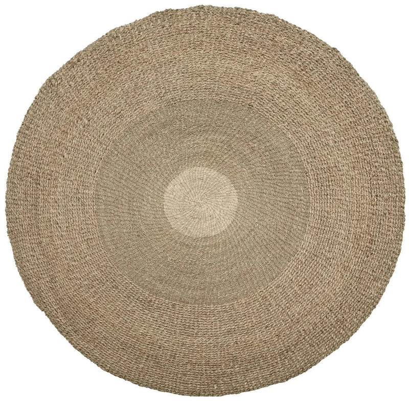 Tapis rond en jonc de mer naturel 200 cm