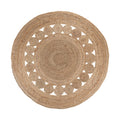 Tapis rond en jute naturelle tressée Ø150 cm