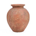 Vase amphore en terre cuite terracotta patinée H50 cm XL rustique texturé