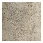Vase décoratif effet béton mat beige greige en métal H60,5 cm texturé gris