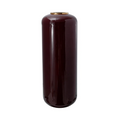 Vase cylindrique haut rouge foncé brillant avec bord en or dans Bodenvase Art Deco 180 Beere